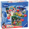 Puzzle Clubul Mickey Mouse, 3 Buc In Cutie, 25/36/49 Piese