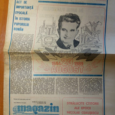 ziarul magazin 19 august 1989 ( nr cu ocazia zilei de 23 august )