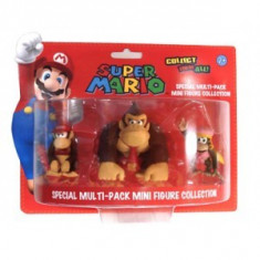 Set 3 Mini Figurine Super Mario Donkey Kong foto