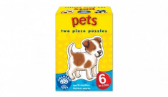 Set 6 Puzzle Animale De Companie (2 Piese) foto