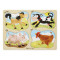 Puzzle Lemn 4 In 1 Ferma