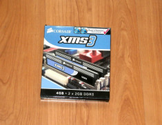 Kit memorie DDR3 dual channel Corsair XMS3 4GB ( 2 X 2 Gb ) 1333MHz CL8 foto