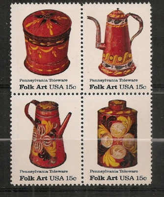 SUA 1979 &amp;ndash; ARTA POPULARA CERAMICA, BLOC MNH, D17 foto