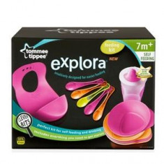 Tommee Tippee - Kit De Hranire Explora - Pentru Fete foto