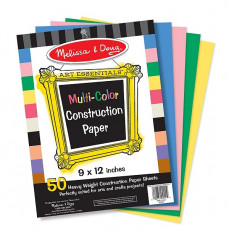 Hartie Multicolora Pentru Proiecte De Lucru Manual Melissa And Doug foto