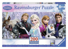 Puzzle Frozen Panorama Inghetata, 200 Piese foto