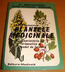 PLANTELE MEDICINALE proprietatile lor terapeutice - Constantinescu / Buruiana foto