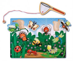 Joc Din Lemn Magnetic Prinde Insectele Melissa And Doug foto