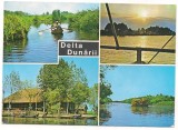% carte postala(marca fixa)-DELTA DUNARII-colaj