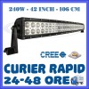 PROIECTOR LED CREE CURBAT, COMBO BEAM, 106 CM 240W, 12V 24V, OFFROAD SUV UTILAJE, Universal