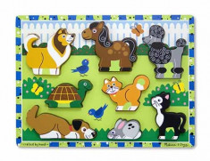 Puzzle In Relief Animale De Companie Melissa And Doug foto