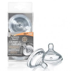 Tommee Tippee - Tetina Cu Flux Rapid X 2 Buc foto