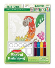 Set Pictura 4 Scene Padurea Tropicala Melissa And Doug foto