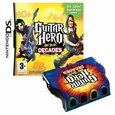 Guitar Hero On Tour Decades With Grip Nintendo Ds foto