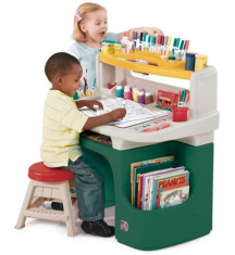 Masuta Birou Pentru Copii Art Master Activity Desk - Verde foto