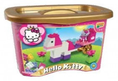 Set Constructie Unico Plus Hello Kitty Galetusa 44 Piese foto