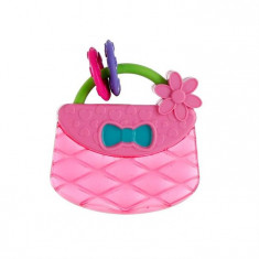 Bright Starts-9063-Posetuta Pretty In Pink Carry &amp;amp; Teethe Purse foto