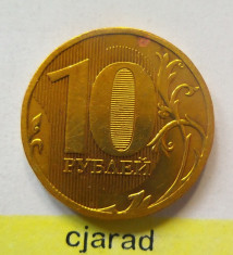 Moneda 10 Ruble - RUSIA 2010 *cod 1914 xF foto