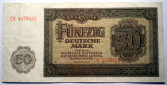 172 GERMANIA RDG DDR 50 DEUTSCHE MARK 1948 SR. 428 foto