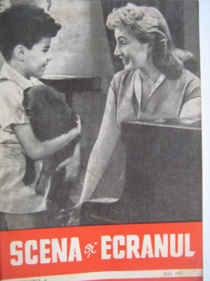 Scena si ecranul (nr.9 din mai 1957) foto