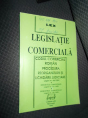 LEGISLATIE COMERCIALA CODUL COMERCIAL ROMAN PROCED REORGANIZARII foto