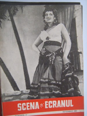Scena si ecranul (nr. 17 din septembrie 1957) foto