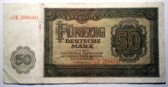 179 GERMANIA RDG DDR 50 DEUTSCHE MARK 1948 SR.941 foto