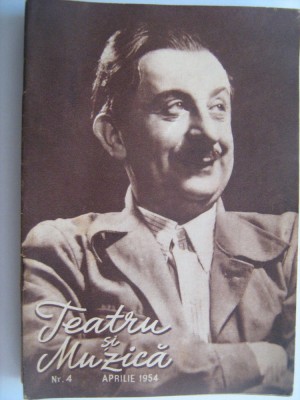 Teatru si muzica (nr.4 din 1954) foto