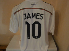 TRICOU REAL MADRID JAMES RODRIGUEZ SEZON VECHI MARIME XL foto