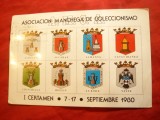 Ilustrata AMCA -Asociatia Colectionarilor Spanioli 1980-Emblemele Oraselor