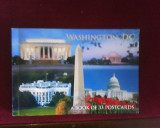 Washington D.C. A Book of 33 Postcards (33 carti postale color), Necirculata, Fotografie