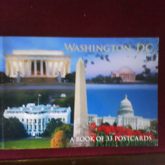 Washington D.C. A Book of 33 Postcards (33 carti postale color)