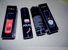 Spray Autoaparare POLICE. Made in SUA. Spray PARALIZANT 60 ml. Ardei iute foto