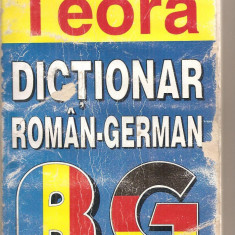 (C6258) E. SIRETEANU, TOMEANU - DICTIONAR ROMAN GERMAN