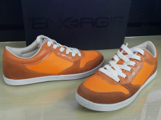 40,41,43,45_adidasi originali ENERGIE_in cutie_cu piele_orange foto