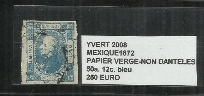 MEXIC 1872 - 50 . 12 C.