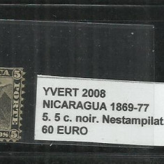 NICARAGUA 1869 - 77 - 5. 5 C.