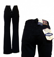 Blugi dama - talie inalta - negru - GASS jeans W 27 (Art.F38) foto