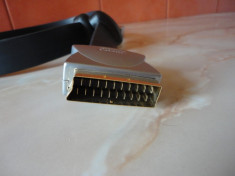 Cablu Scart Profigold Pgv781 0.75m Flat Lead 24k Gold Plated foto