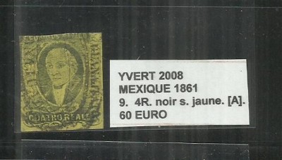 MEXIC 1861 - 9. 4 R. foto