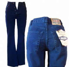 Blugi dama - talie inalta - indigo - GASS jeans W 27 (Art. F39) foto