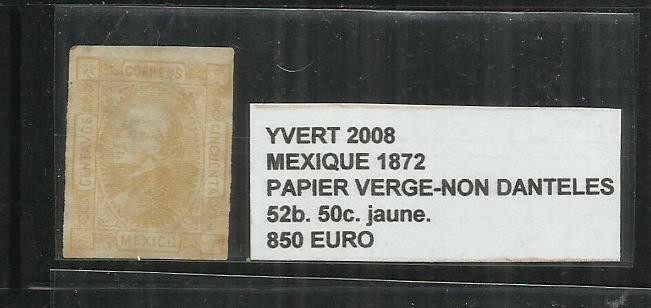 MEXIC 1872 - 52 B. 50 C.