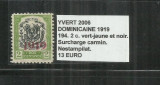 REPUBLICA DOMINICANA 1919 - 194. 2 C., Nestampilat