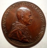 C.454 ITALIA VATICAN MEDALIE PAPA PAULUS VI 1964 BRONZ 44mm GIAMPAOLI, Europa