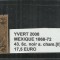 MEXIC 1868 - 72 - 43. 6 C.