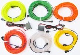 Fir cu neon 2 metri 12V blister, Universal, Oem