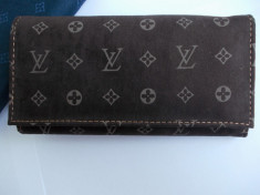 Portofel/portofele Louis Vuitton culoare maro inchis. foto