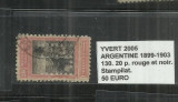 ARGENTINA 1910 - 159. 50 C., Nestampilat