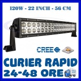 PROIECTOR LED CREE DREPT, COMBO BEAM, 56 CM 120W, 12V 24V, OFFROAD SUV UTILAJE, Universal, ZDM