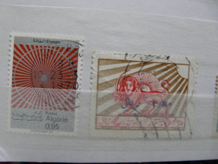 ALGERIA 4 TIMBRE STAMPILATE